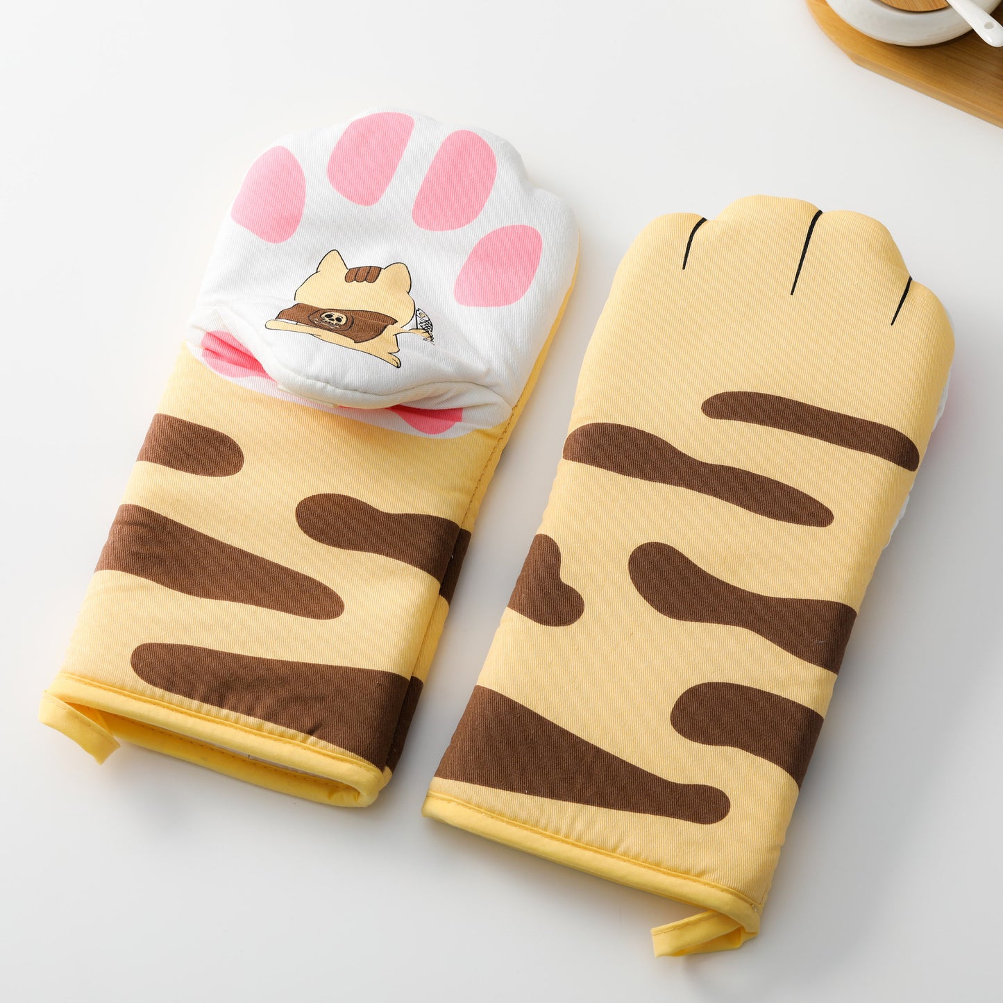 GANTS DE CUISINE - PATTES DE CHAT ANTI-BRULURES | CatGloves™
